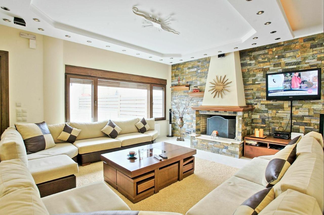 Acharavi Beach Villa By Posarellivillas Bagian luar foto